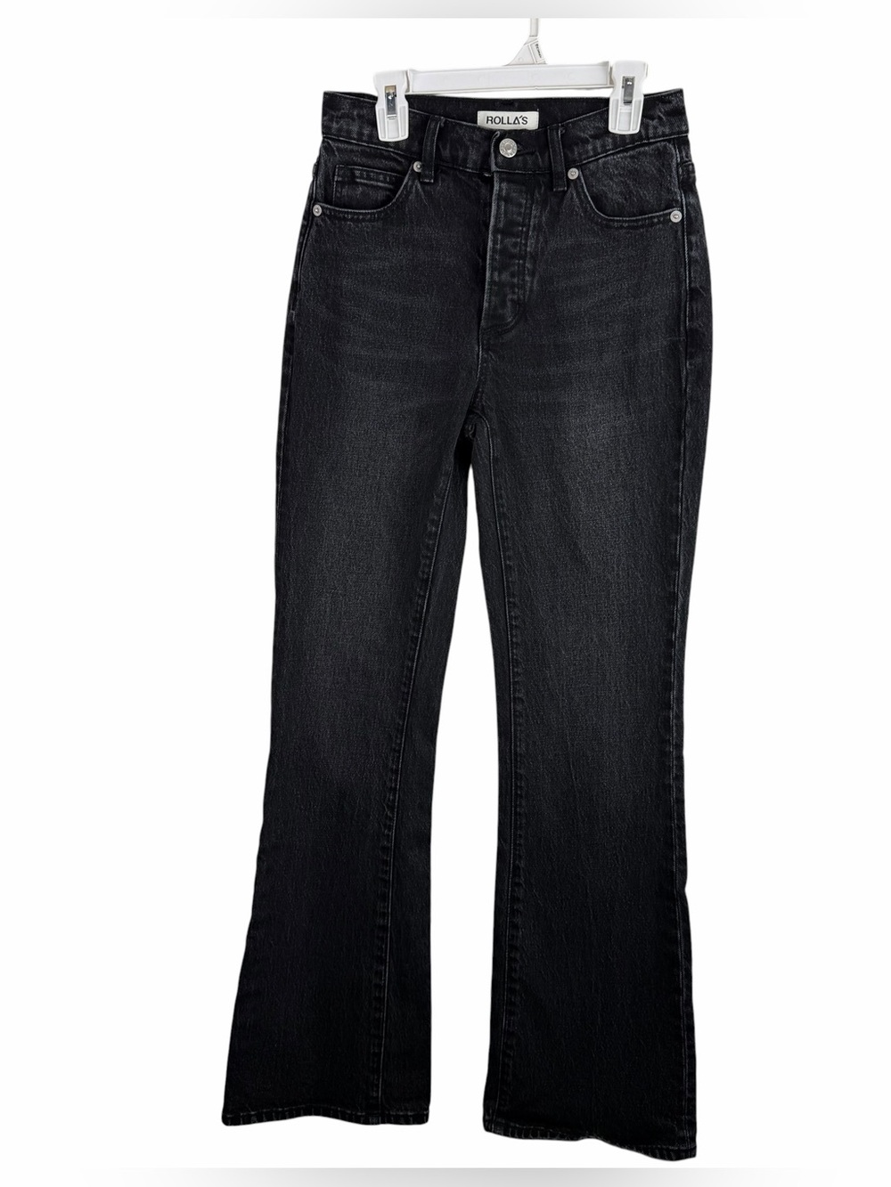 Rolla’s | Black Mid Rise Midtown Bootcut Jeans